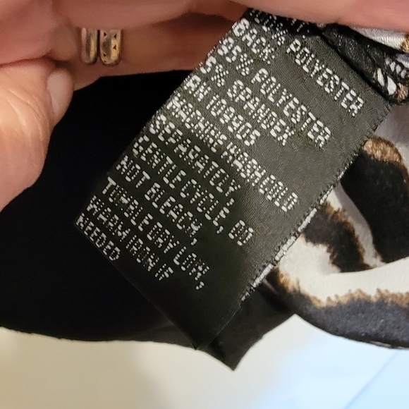 Milano XL Zebra Animal Print Tank Top Size XL - Picture 12 of 15